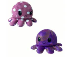 Reversible Plushie - Octopus Polka Dot/Shimmer