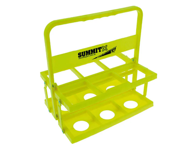Summit Folding 6 Water Bottle Carrier Rugby/Football/Soccer/Sports/Game/Drink