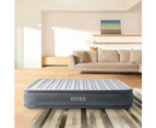 Intex Double Comfort-Plush Inflatable Airbed With Fiber-Tech Rp 137x191x33cm