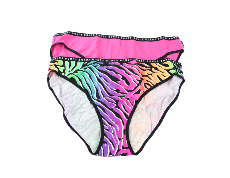 20 Pairs X Bonds Womens Hipster Bikini Underwear Briefs 55K Cotton/Elastane - Pack 55K