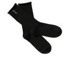 10 x Mens Bonds Explorer Original Crew Wool Blend Black Socks Elastane/Nylon - Black