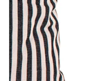 Maine & Crawford Macha 50x50cm Cotton Stripe Cushion Pillow Decor Black/White