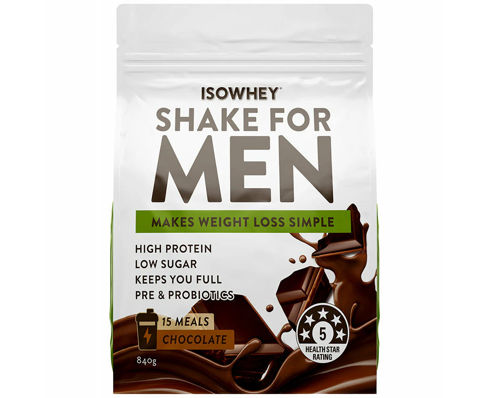 Isowhey Men's Shake Chocolate 840G