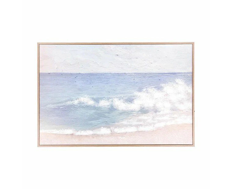 Beach Wave Framed Canvas - Anko