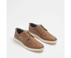 Target Mens Textured Lace Up Shoes - Kurt - Brown