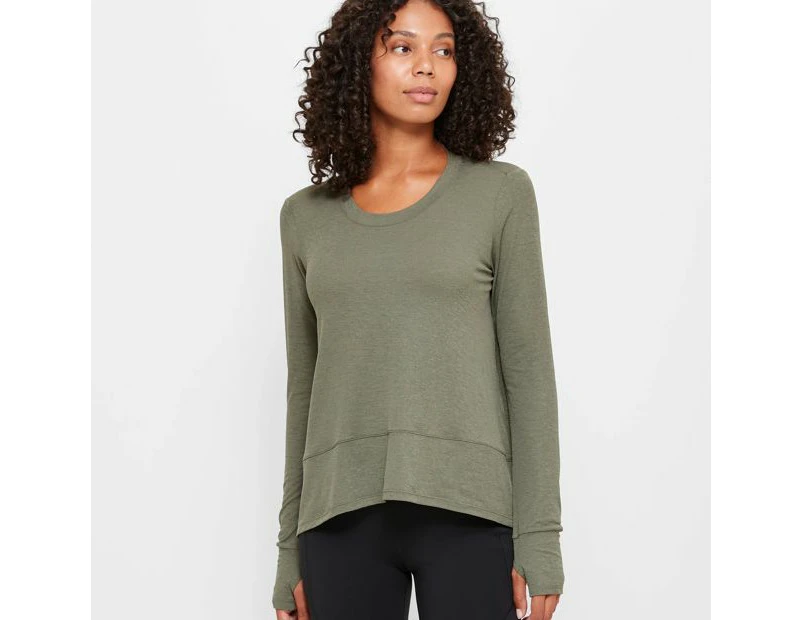 Target Active Long Sleeve Flowy Top - Green