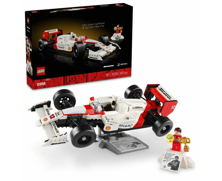 LEGO® Icons McLaren MP4/4 & Ayrton Senna 10330