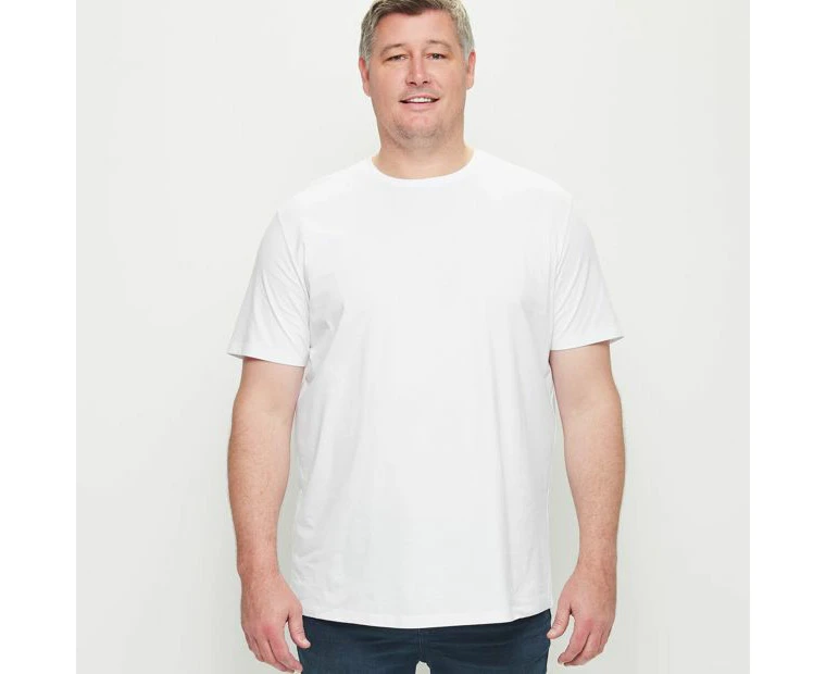 Target Plus Australian Cotton Crew T-Shirt - White