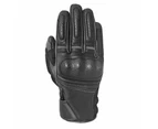 Oxford Ontario Leather Mens Motorcycle Gloves Black L