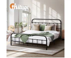 Oikiture Bed Frame Double Size Metal Frame