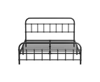 Oikiture Bed Frame Double Size Metal Frame