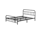 Oikiture Bed Frame Double Size Metal Frame