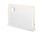 Oikiture 80x62cm Bluetooth Hollywood LED Makeup Mirror Vanity Wall Mirrors Standing Wall Mounted