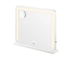 Oikiture 60x52cm Bluetooth Hollywood LED Makeup Mirror Vanity Wall Mirrors Standing Wall Mounted