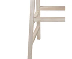 Maine & Crawford Huck 120x85cm Wooden Console Knock Down Table Furniture White