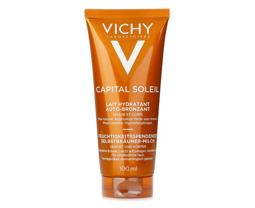 Vichy Capital Ideal Soleil Moisturizing SelfTanning Milk  Face & Body 100ml/3.3oz