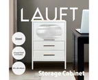 Lauft Home Office Cabinet Steel Storage Cupboard Filing Drawers Side Table