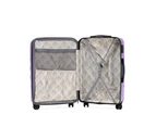 Tosca Interstella 30" Trolley 4-Wheeled Suitcase Luggage Bag Large - Violet