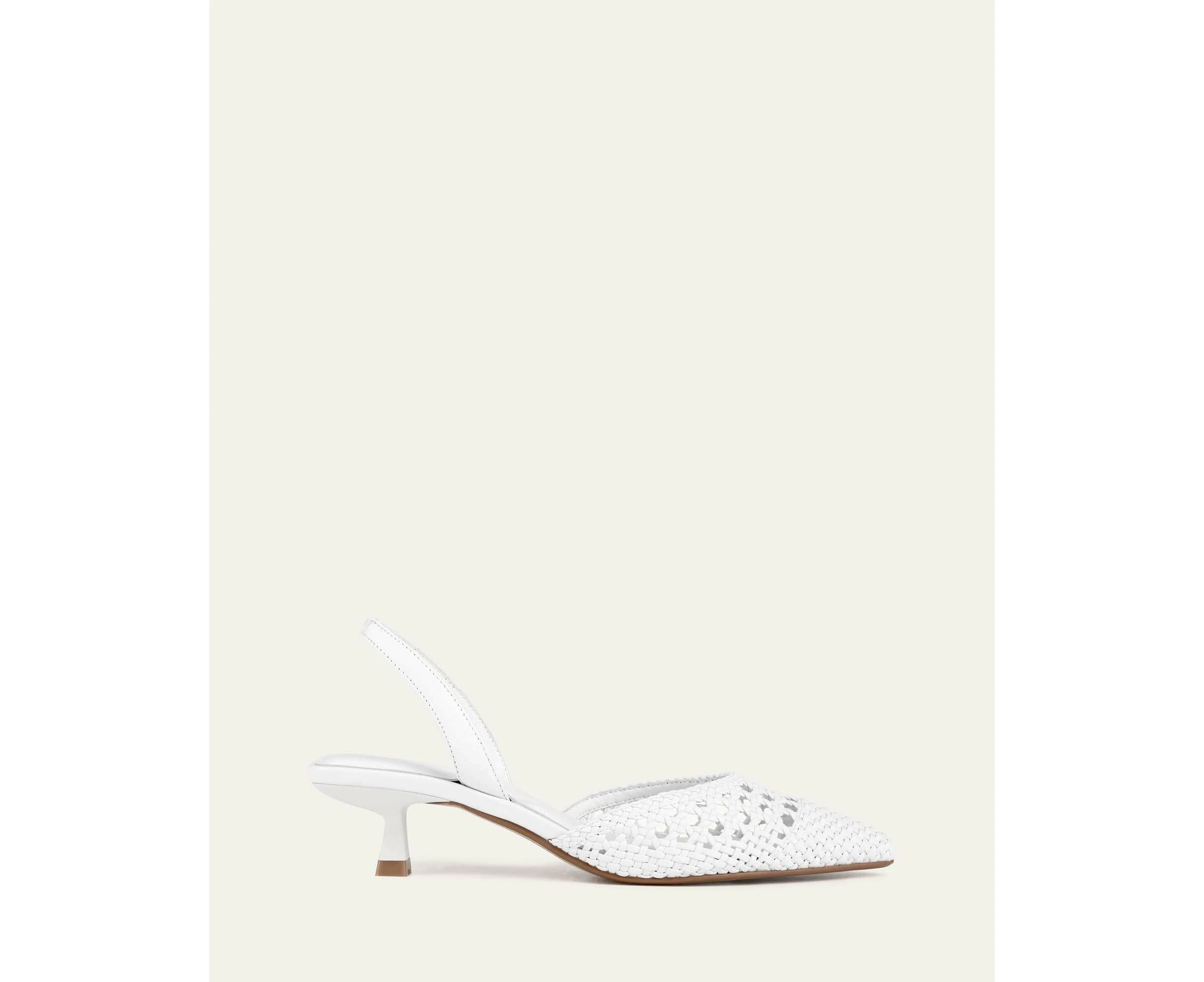 Jo Mercer Women's Martina Low Heels Shoes - White