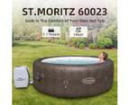 Bestway Inflatable Spa 5-7 People Lay Z Hot Tub Massage ​Bathtub Pool - St.Moritz 60023 Model