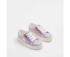 Target Girls Junior Glitter Sneaker - Purple