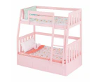 Our Generation Dreams for Two 18-inch Doll Butterfly-Themed Bunk Bed Furniture Set