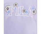 Fila Floral Long Sleeve Top - Blue