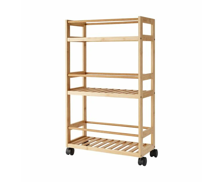 Bamboo Slim Line Trolley - Anko