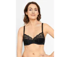 Women 5 x Berlei Classic Lace Non-Contour Underwire Bra Black Elastane/Nylon - Black YS4