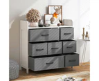 Giantex Chest of Drawers 7 Drawers Tallboy Dresser TV Stand Unit Storage Cabinet Living Room Bedroom