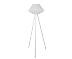 Amalfi Gentari Weave Floor Lamp White 63x61x153cm