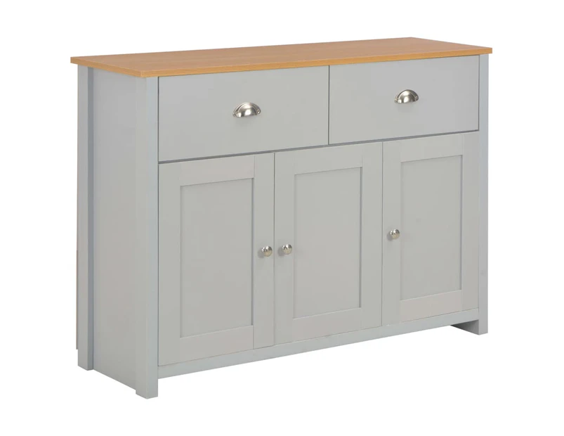 Sideboard Grey 112x35x81 cm