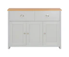 Sideboard Grey 112x35x81 cm