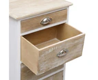 Side Cabinet 38x28x86 cm Paulownia Wood