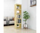 vidaXL Book Cabinet/Room Divider 40x30x167.5 cm Solid Pinewood