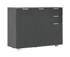 Sideboard High Gloss Black 107x35x80.5 cm