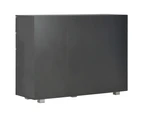 Sideboard High Gloss Black 107x35x80.5 cm