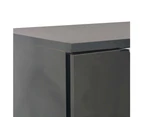 Sideboard High Gloss Black 107x35x80.5 cm