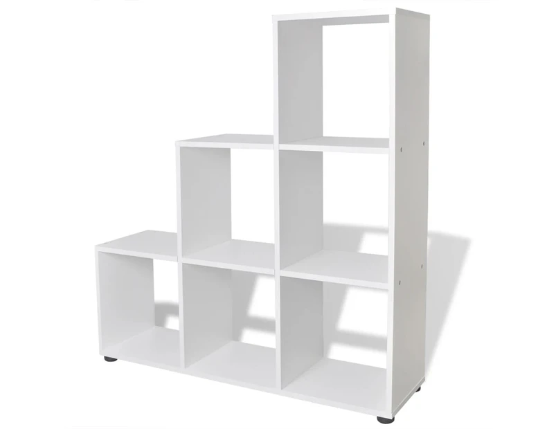 vidaXL Staircase Bookcase/Display Shelf 107 cm White