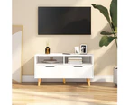 vidaXL TV Cabinet White 90x40x48.5 cm Engineered Wood