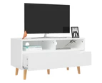 vidaXL TV Cabinet White 90x40x48.5 cm Engineered Wood