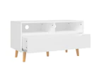 vidaXL TV Cabinet White 90x40x48.5 cm Engineered Wood