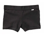 Rio 2 Pairs Girls Netball Knickers Shorts Underwear School Black Navy Cotton/Elastane - BLACK
