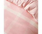 Target Erin Check Muslin Quilt Cover Set - Pink