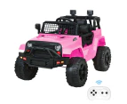 ALFORDSON Kids Ride On Car Toy Jeep Electric 12V 60W Motors R/C LED Lights Pink