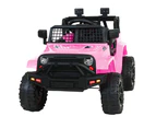 ALFORDSON Kids Ride On Car Toy Jeep Electric 12V 60W Motors R/C LED Lights Pink