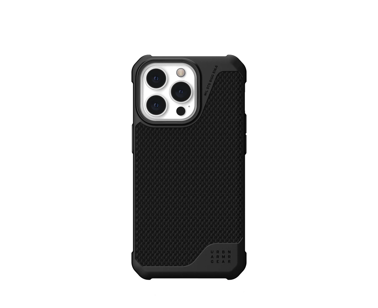 Urban Armour Gear Metropolis LT Phone Case Cover For iPhone 13 Pro Black