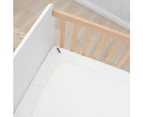 Smart-Dri Compact 120cm Baby/Infant Waterproof Cot Mattress Protector White
