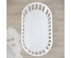 Smart-Dri Baby/Infant 127cm Waterproof Oval Cot Mattress Protector Fitted White