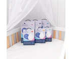 Smart-Dri Baby/Infant 127cm Waterproof Oval Cot Mattress Protector Fitted White